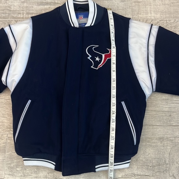 Houston Texans Reebok Jacket Size S (8) / CH (8) Color: Blue RN 67891 - Picture 8 of 15